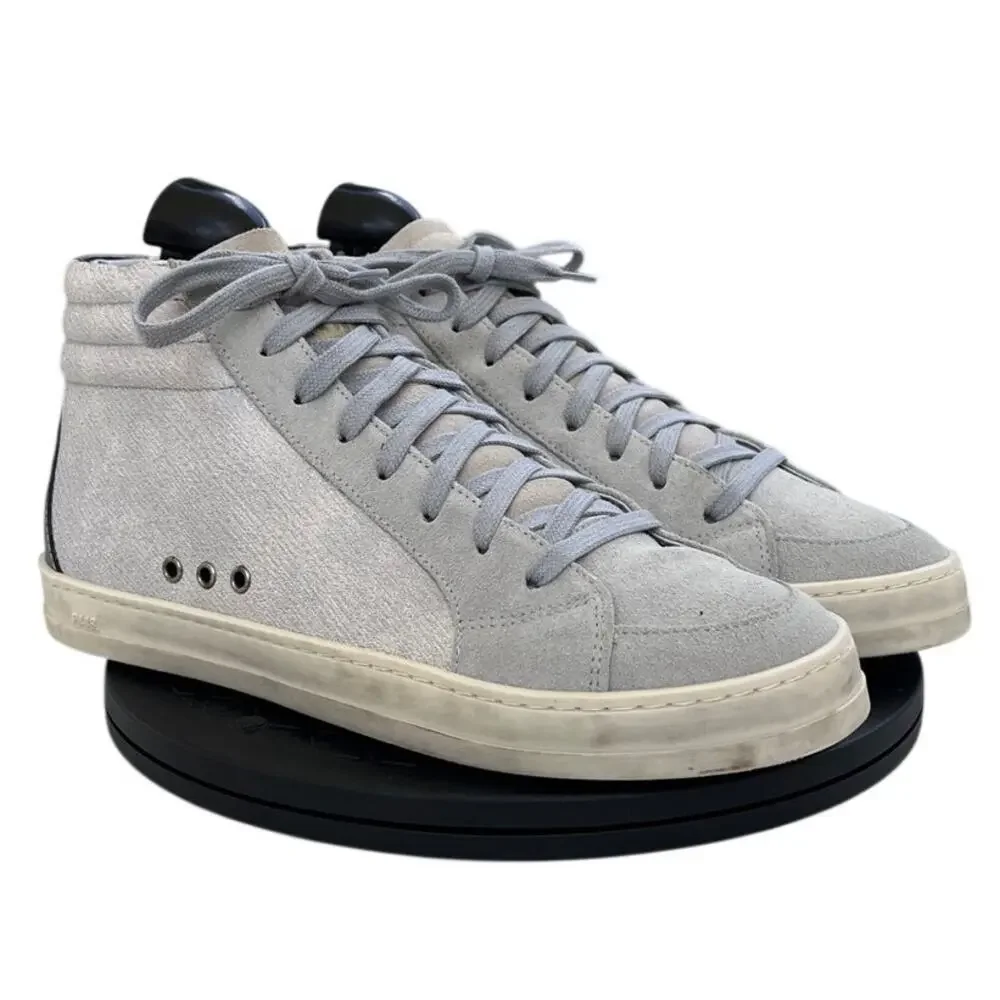 Womens P448 Suede Skateboarding Training Running Athletic Sneaker SZ 7.5 Gray - Picture 3 of 6